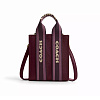 Сумка Coach мини тоут (Gold/Dark Wine)